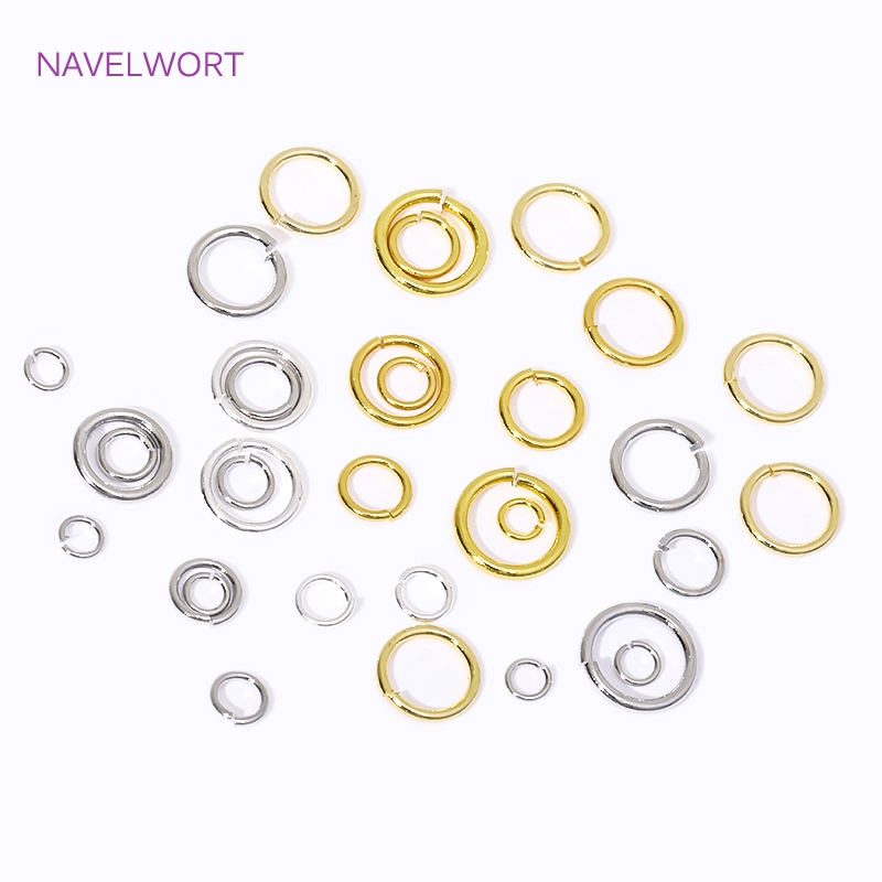 Gold Plated Ring - 14K/18K 골드 도금 분할 링 오픈