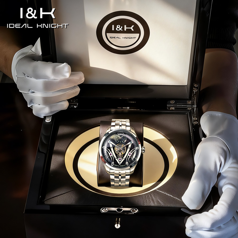 Mens Mechanical Watch - IDEAL KNIGHT 6821 남성용 브랜드 오리지널
