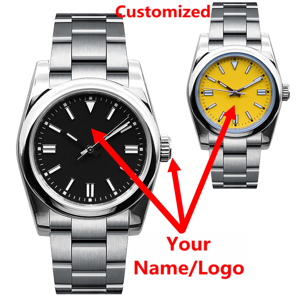 Mens Mechanical Watch - 커스텀 로고 남성용 시계 사파이어 럭셔리