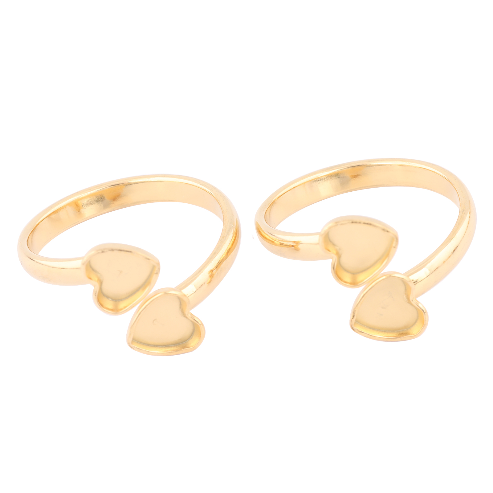 Gold Plated Ring - 10pcs 스테인레스 스틸 골드 도금 맞는