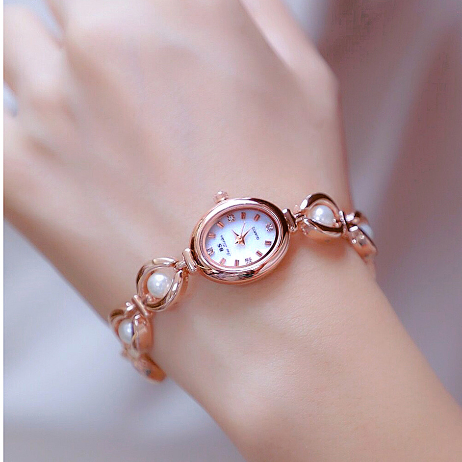 BS 여성용 시계 브랜드 일본식 라이트 럭셔리 심플 진 - Jewelry Watches Brands 리뷰 및 가격