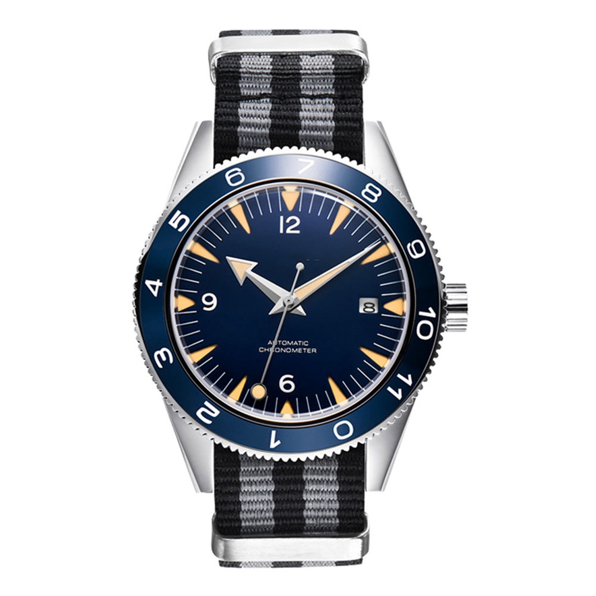 사용자 정의 로고 NH35 무브먼트 시계 10bars  - Mens Mechanical Watch 리뷰 및 가격