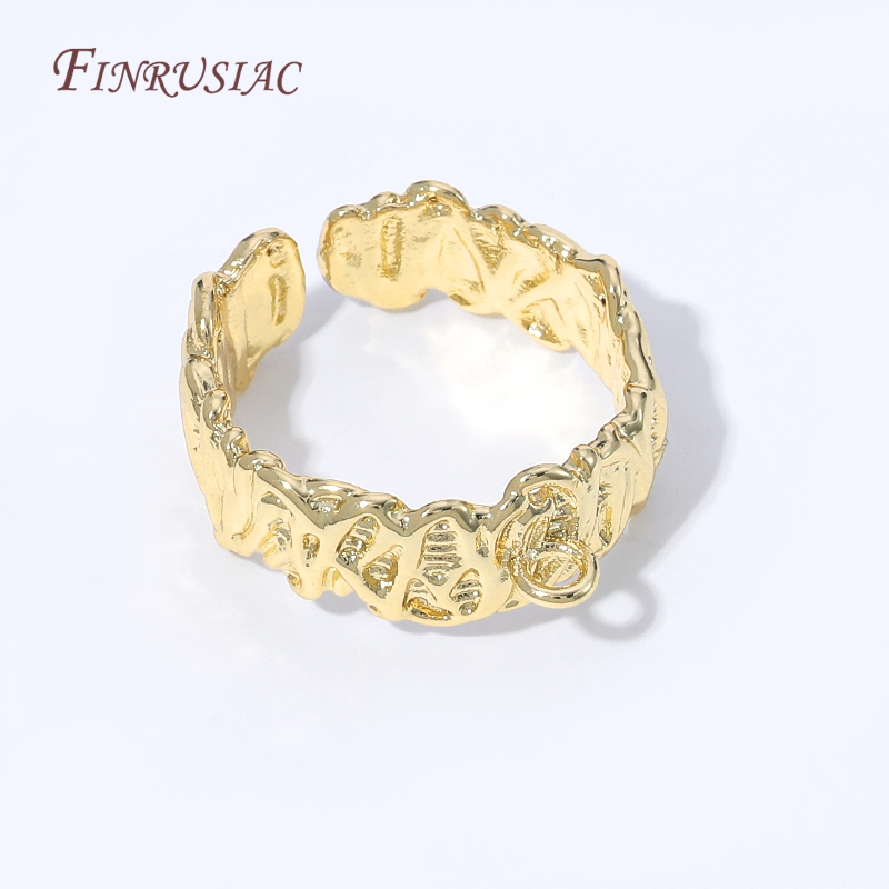 18K 금도금 오픈형 조절 가능 반지 블랭크 베이스,  - Gold Plated Ring 리뷰 및 가격
