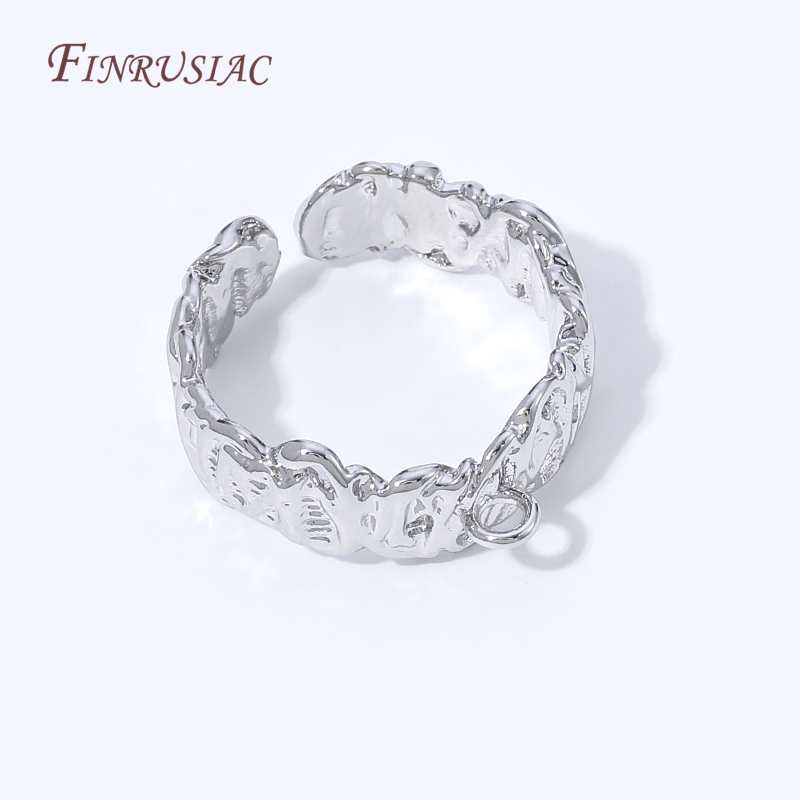 18K 금도금 오픈형 조절 가능 반지 블랭크 베이스,  - Gold Plated Ring 리뷰 및 가격