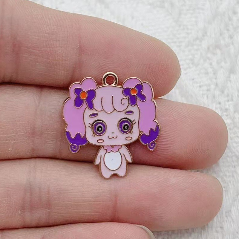 10pcs 만화 귀여운 드립 오일 합금 쥬얼리 액세서리 - Drop Earrings 리뷰 및 가격