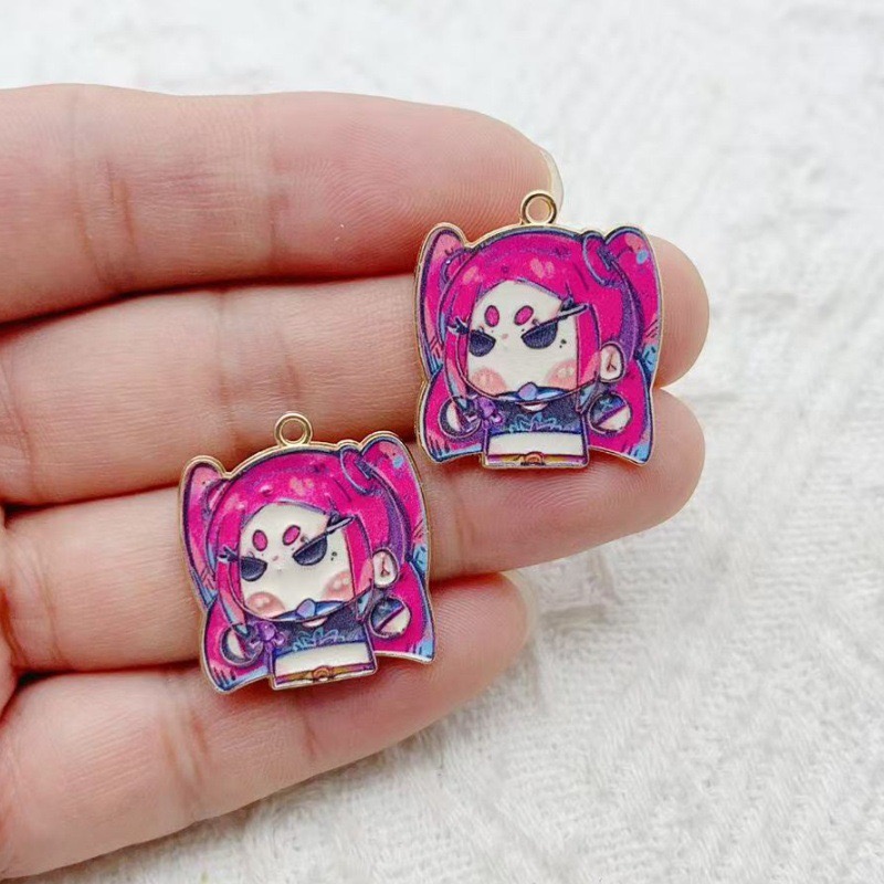 10개 만화 애니메이션 펜던트 오일 드롭 합금 DIY  - Drop Earrings 리뷰 및 가격