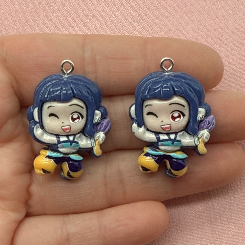 10개 레진 만화 펜던트, DIY 쥬얼리 제작 귀걸이, - Drop Earrings 리뷰 및 가격