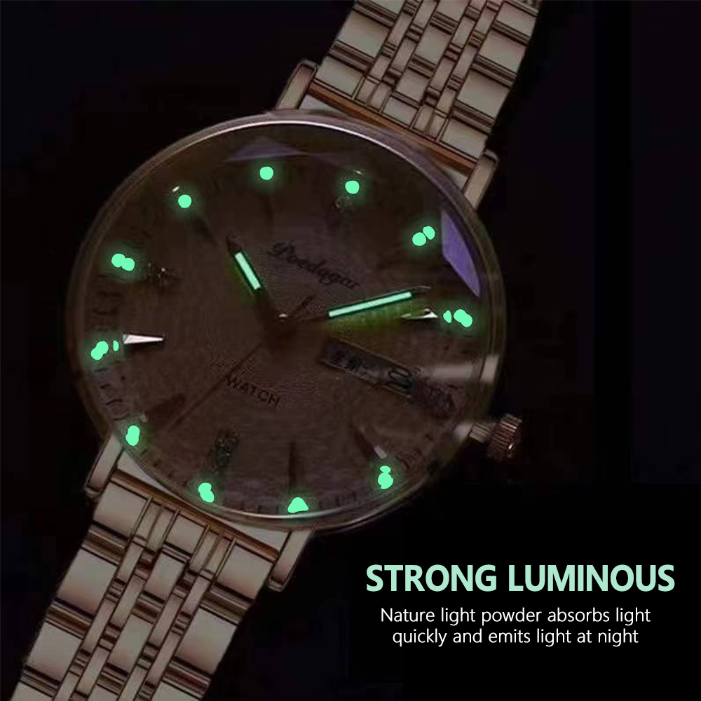 POEDAGAR 여성을위한 패션 시계 방수 빛나는 스테 - Rg Watches & Jewelry Gmbh 리뷰 및 가격