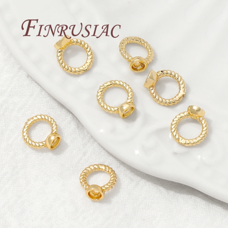 7.5mm 엔드 연결 링 18K 금도금 원형 폐쇄형 커 - Gold Plated Ring 리뷰 및 가격