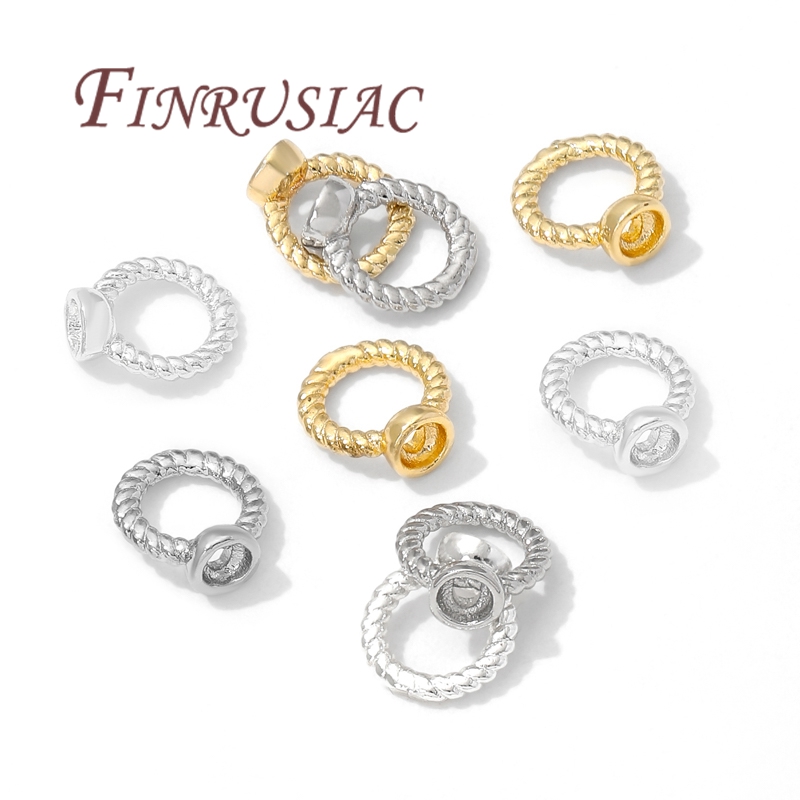 7.5mm 엔드 연결 링 18K 금도금 원형 폐쇄형 커 - Gold Plated Ring 리뷰 및 가격