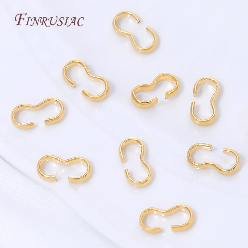 18K 금도금 오픈 S형 후크 클래스프, S자형 점프  - Gold Plated Ring 리뷰 및 가격
