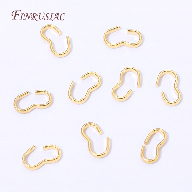18K 금도금 오픈 S형 후크 클래스프, S자형 점프  - Gold Plated Ring 리뷰 및 가격