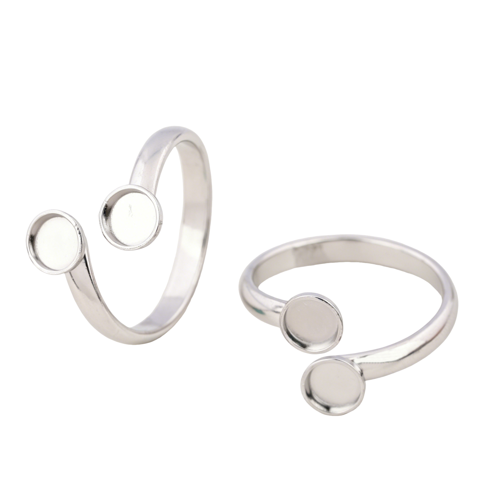 10개 스테인리스 스틸 조절 가능한 금도금 링 블랭크, - Gold Plated Ring 리뷰 및 가격