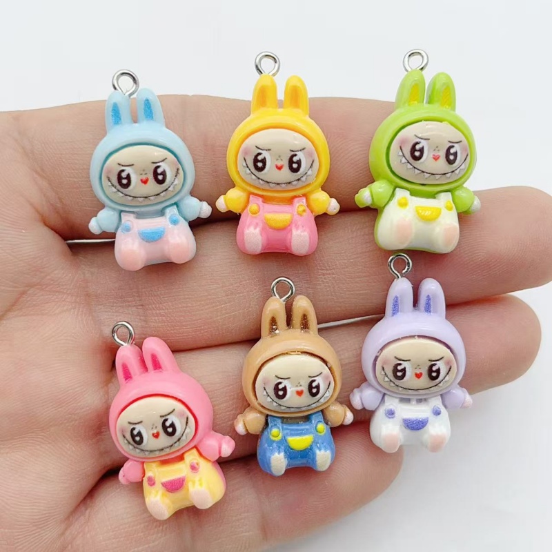 10Pcs Kawaii 토끼 딸기 하우스 수지 참 귀여 - Drop Earrings 리뷰 및 가격