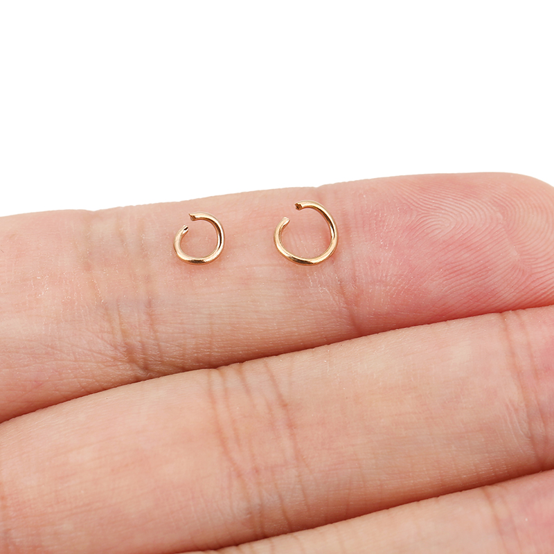 100개 로즈골드 도금 스테인리스 스틸 오픈 점프 링  - Gold Plated Ring 리뷰 및 가격