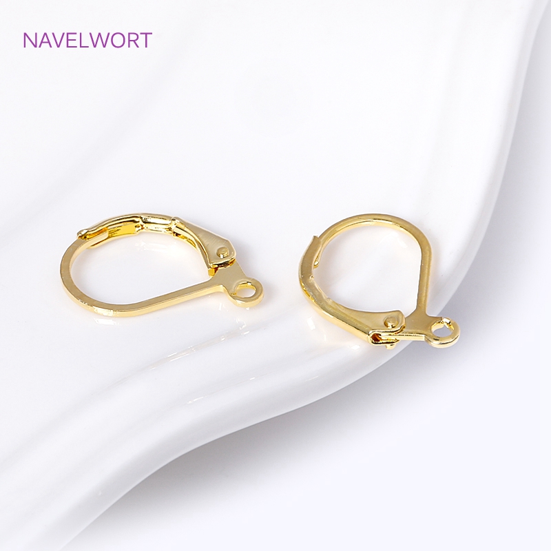 패션 프랑스어 귀걸이 레버 백 Earwires DIY  - Gold Plated Ring 리뷰 및 가격